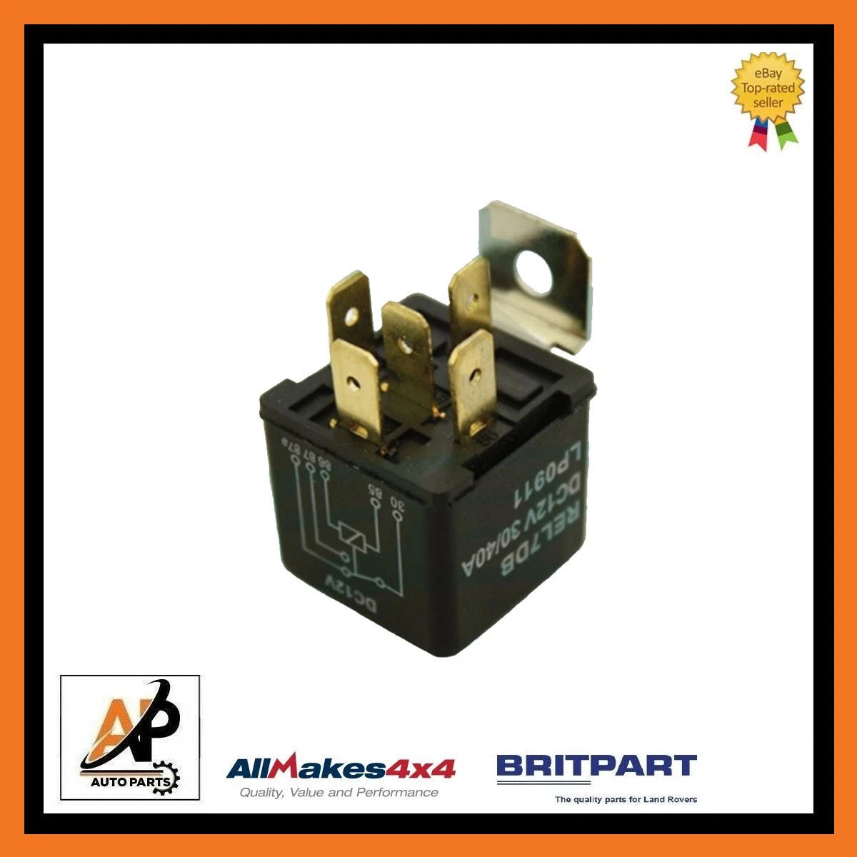 30 Amp Relay Replacement for Land Rover Defender (1990–2016)