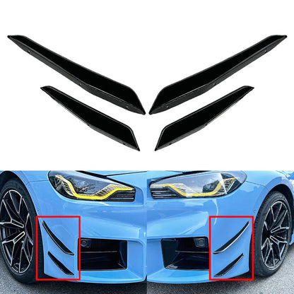Front Bumper Splitter Side Skirt Spoiler for BMW M2 G87 (2023-2024)
