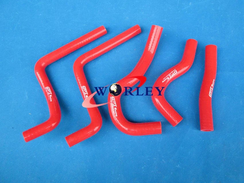 Aluminum Radiator + Red Hose for Honda CR125 CR125R (2002-2003)