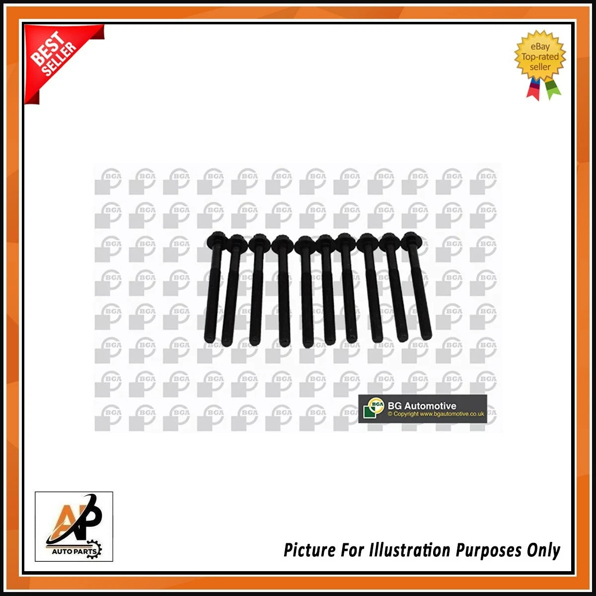 Engine Head Bolts Set Replacement for Kia Sportage III 1.7 CRDi (2011–2016)