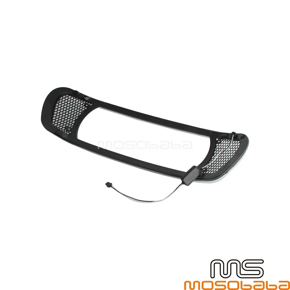 Headlight Fairing Bezel Trim Cover with DRL LED Light for Harley Road Glide (2014)