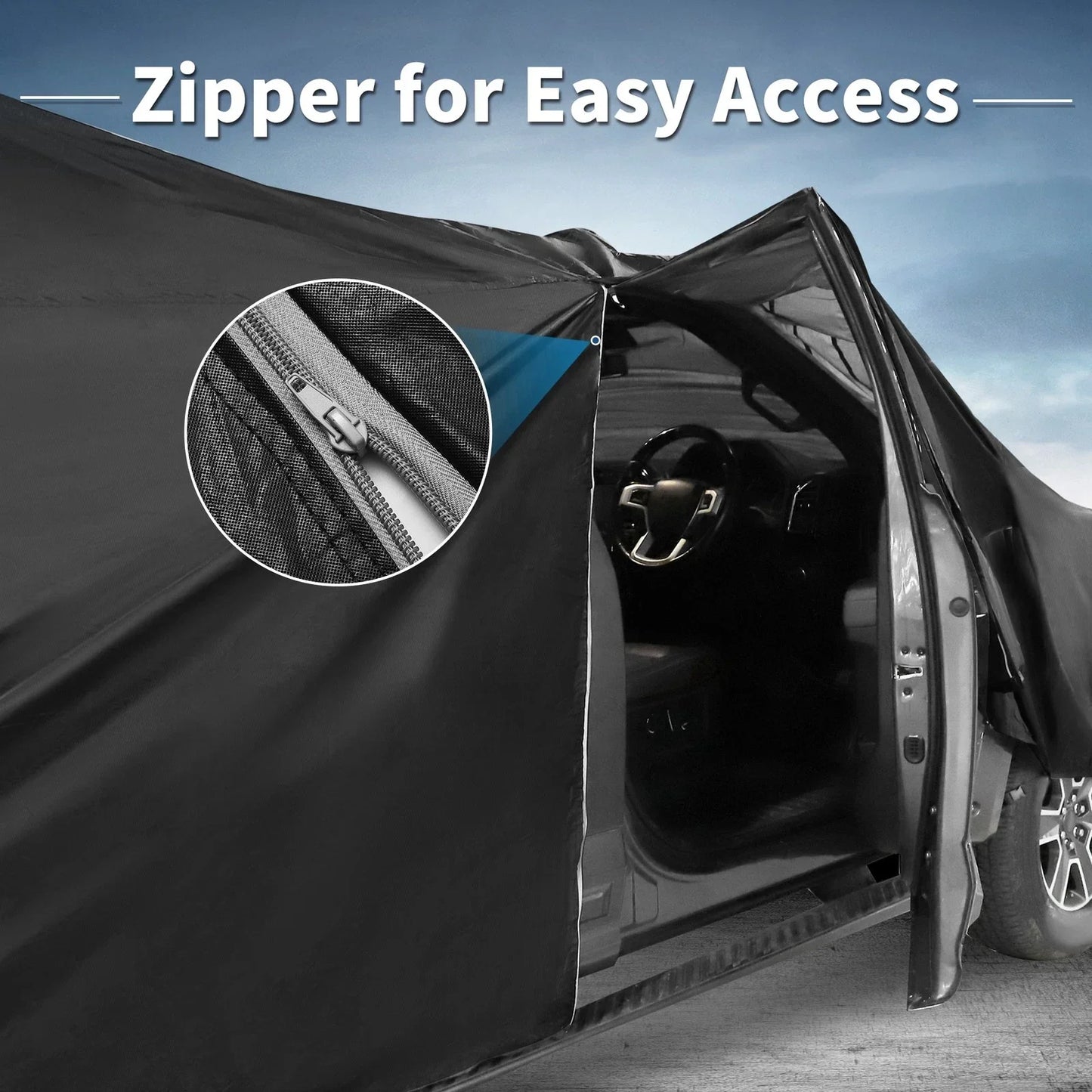 Waterproof Car Cover for Honda N-WGN, Inner Cotton, Black, 350x148x143cm