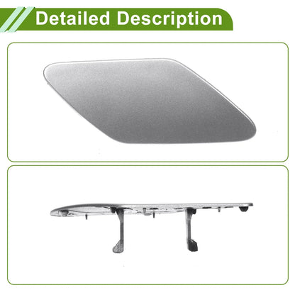 Washer Nozzle Cover for Porsche Cayenne (2003-2010) - Silver Tone