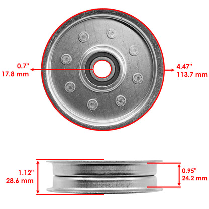 Deck Pulleys Replacement for John Deere X384 X390 X394 X570 (48 in)