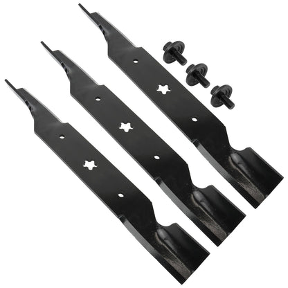Deck Blades Replacement Kit 42 Inch with Bolts for Husqvarna EZ 4216 (2017–2021)