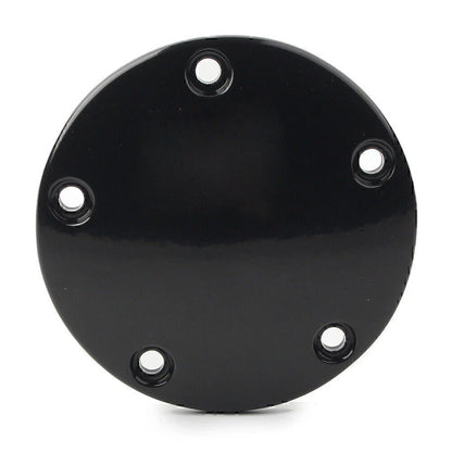 Black Timer Points Cover for Harley Twin Cam Softail Dyna (2000-2017)