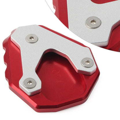 Kickstand Enlarger Plate for HONDA CB500X (2019-2023) - Red CNC Aluminium