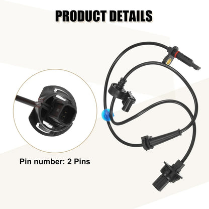 Front Left ABS Sensor for Honda Odyssey 2011-2017 V6 3.5L (2011-2017)
