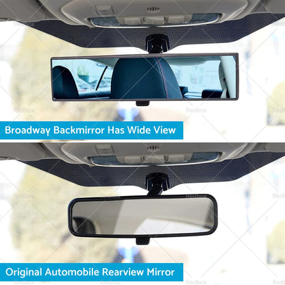 300mm Wide Angle Anti Glare Rear View Mirror for Universal Car