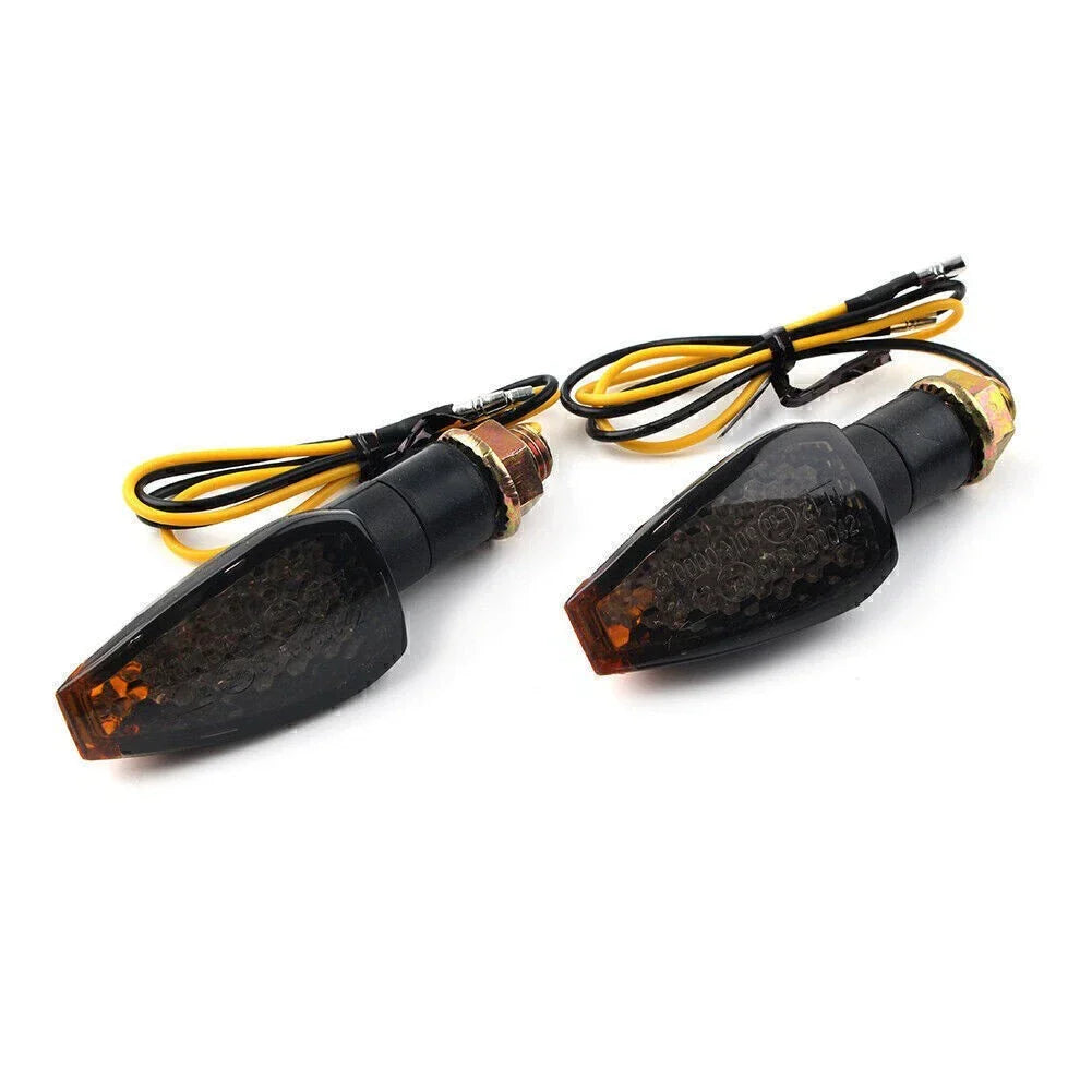 Amber Turn Signal Lights for Ducati Honda Kawasaki Yamaha Motorcycle