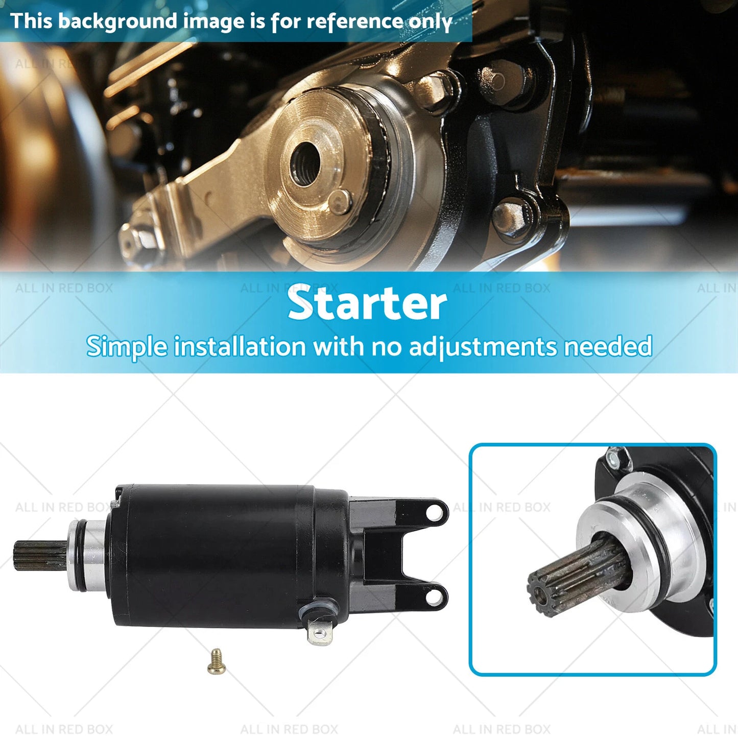 Starter Motor for Kawasaki JH1200 (2003-2005) 21163-3715 21163-3719