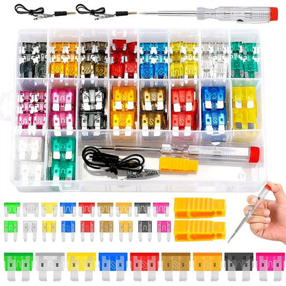 Fuses 306Pcs for Car Fuses Kit with Puller & Tester
