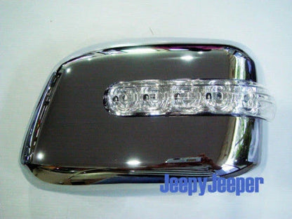 Chrome Mirror Cover LED for Nissan Frontier Navara R (2005-2014)