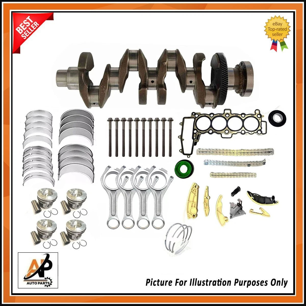 Crankshaft Rebuild for Land Rover Discovery V Defender 2.0D (2017–2020)