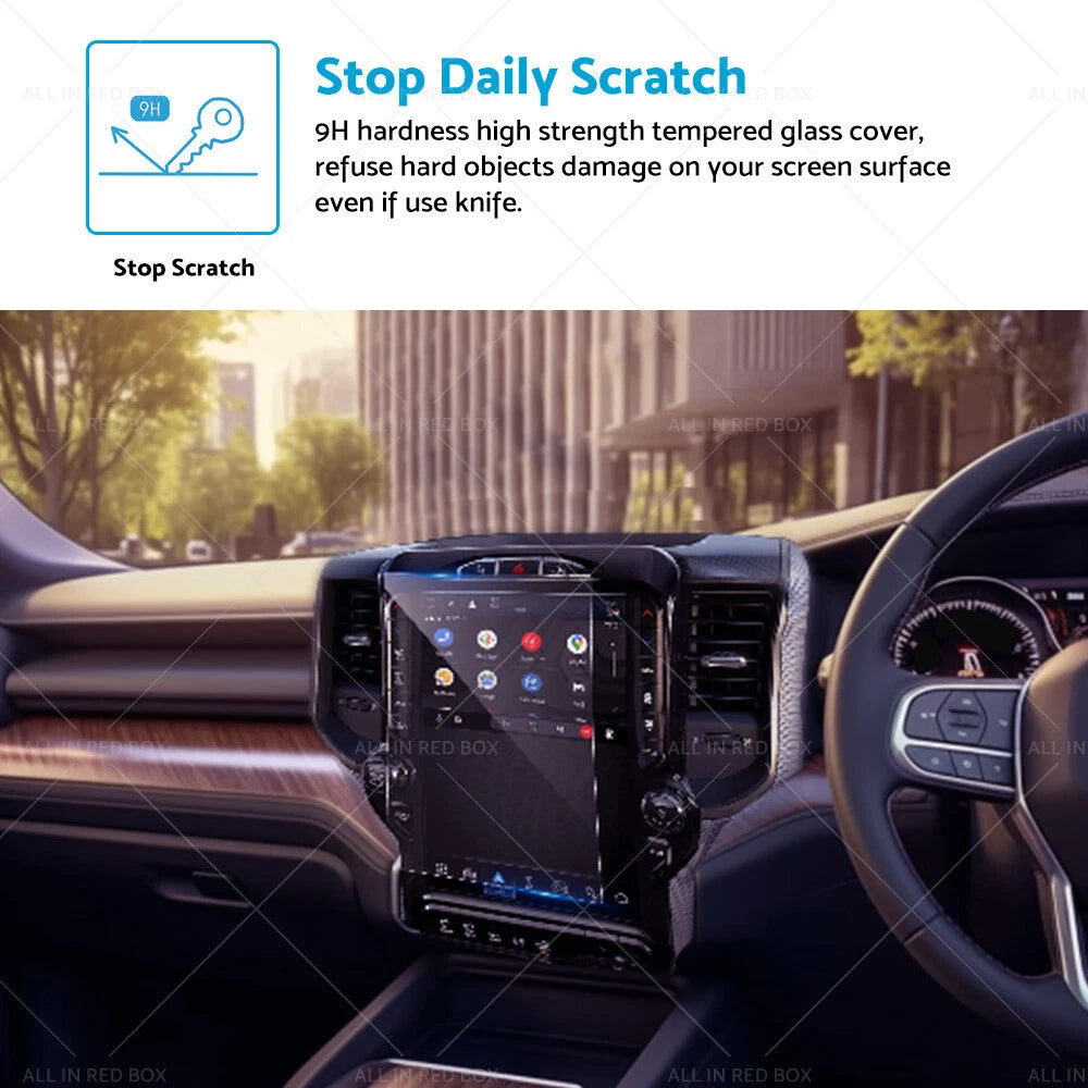 12" Touch Screen Protector Tempered Glass for RAM 1500 (2020-2022)