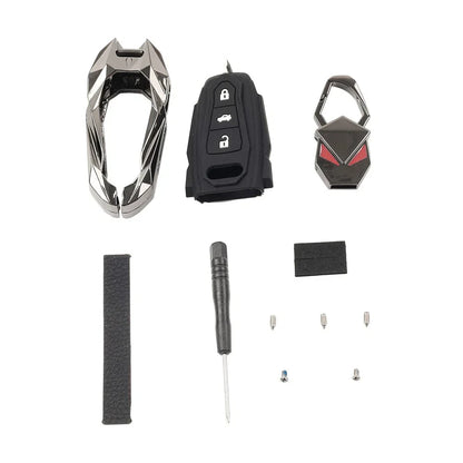 Key Fob Case Shell Cover Black for Audi A3 A6 A7 A8 Q7 Q8 S6 S7 S8