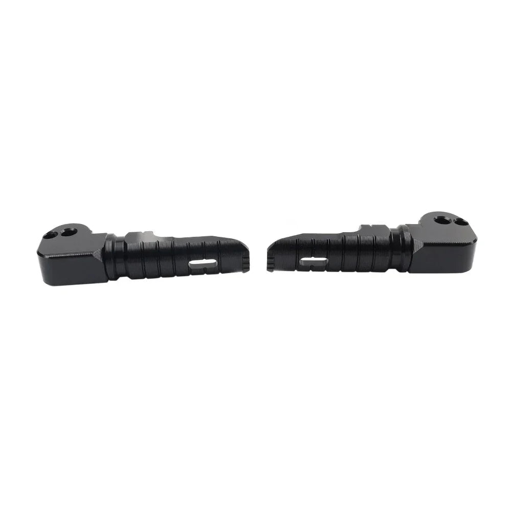 Black Rear Footrests Passenger Pegs for Honda Forza 750 (2021-2023)