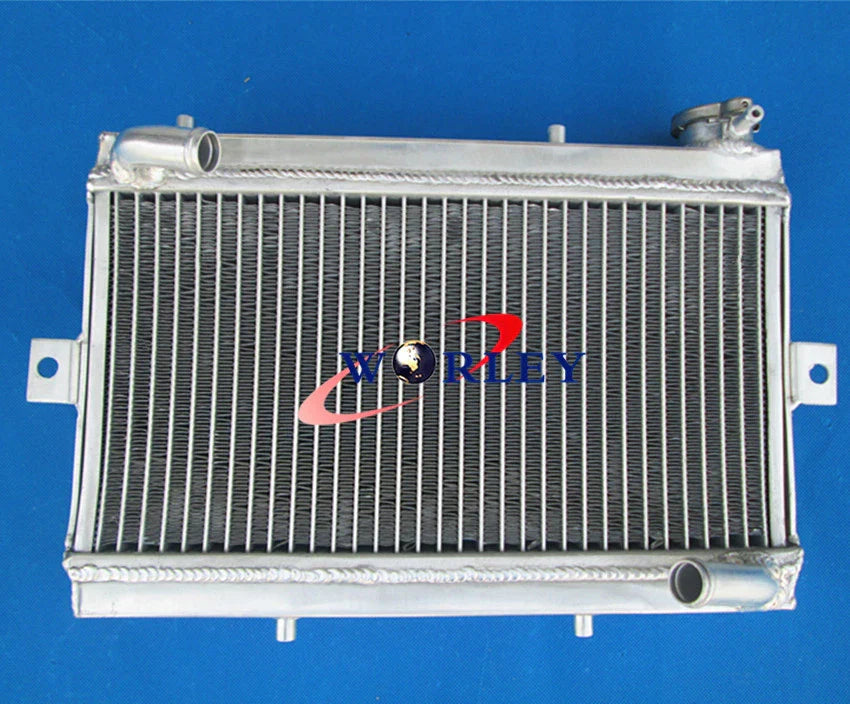 Aluminum Radiator & Blue Silicone Hose for Honda TRX250R (1986-1987)