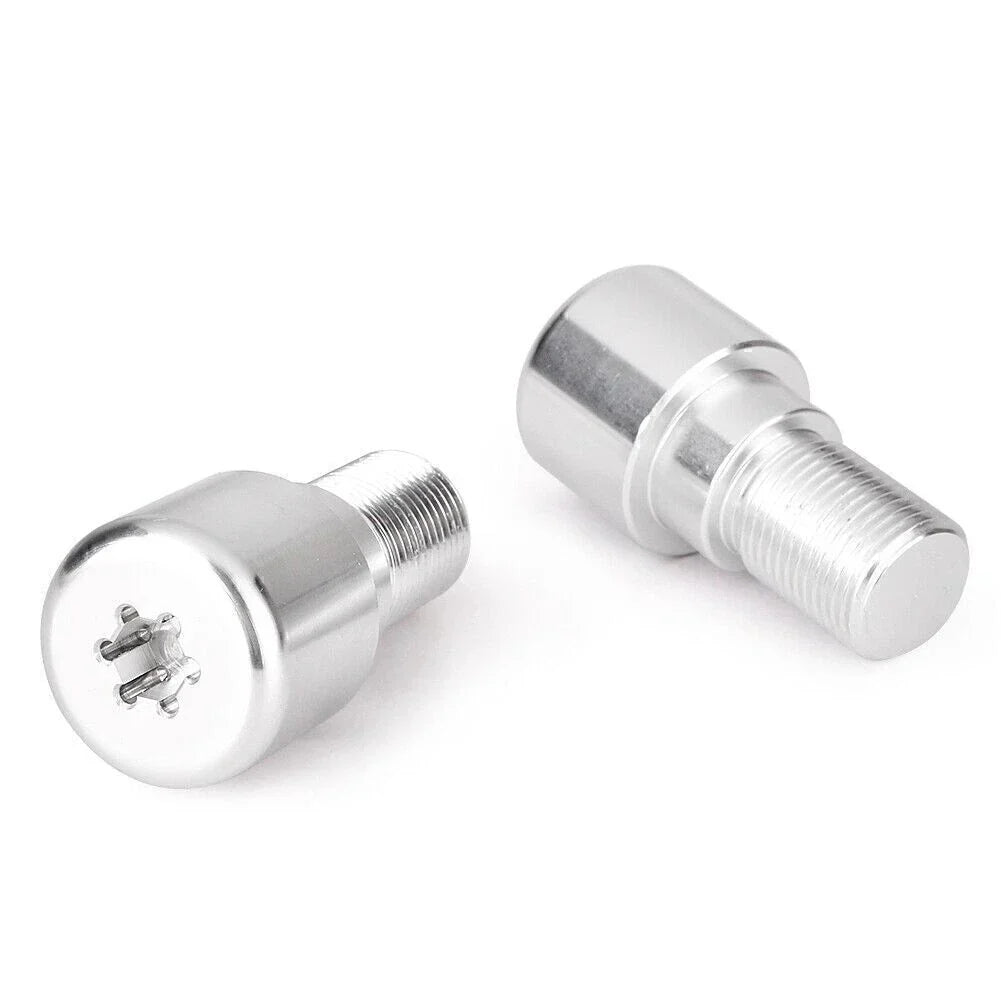 18mm Handle Bar End Grip Plug Silver for Yamaha YZF R6, R6S (1999-2012)
