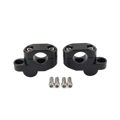 28mm Offset Handlebar Clamp Mount for Honda, Suzuki, Yamaha, Kawasaki