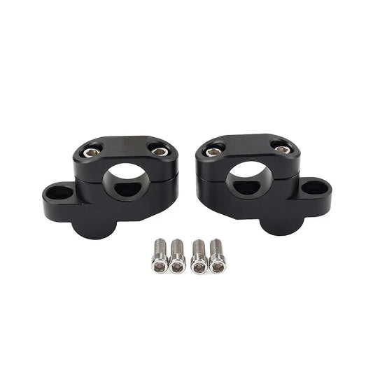 28mm Offset Handlebar Clamp Mount for Honda, Suzuki, Yamaha, Kawasaki