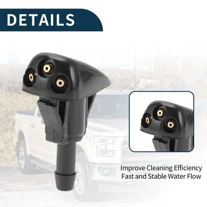 2 x Front Windshield Washer Nozzles for Kia Sorento (2003-2009)