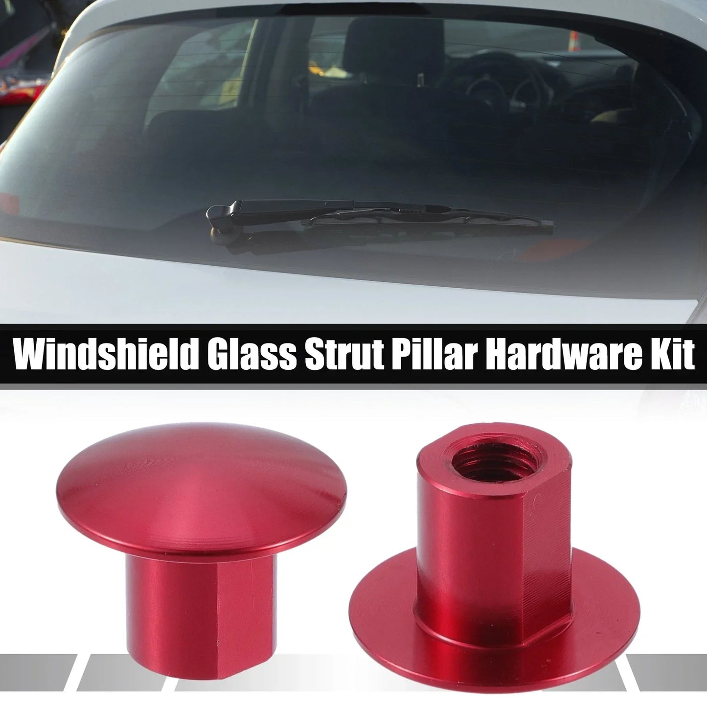 Rear Window Windshield Glass Strut Pillar Hardware for Honda CR-V (2017-2023)