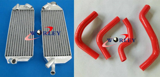 Aluminum Radiator & Blue Hose for Suzuki DRZ400E (2005-2007)