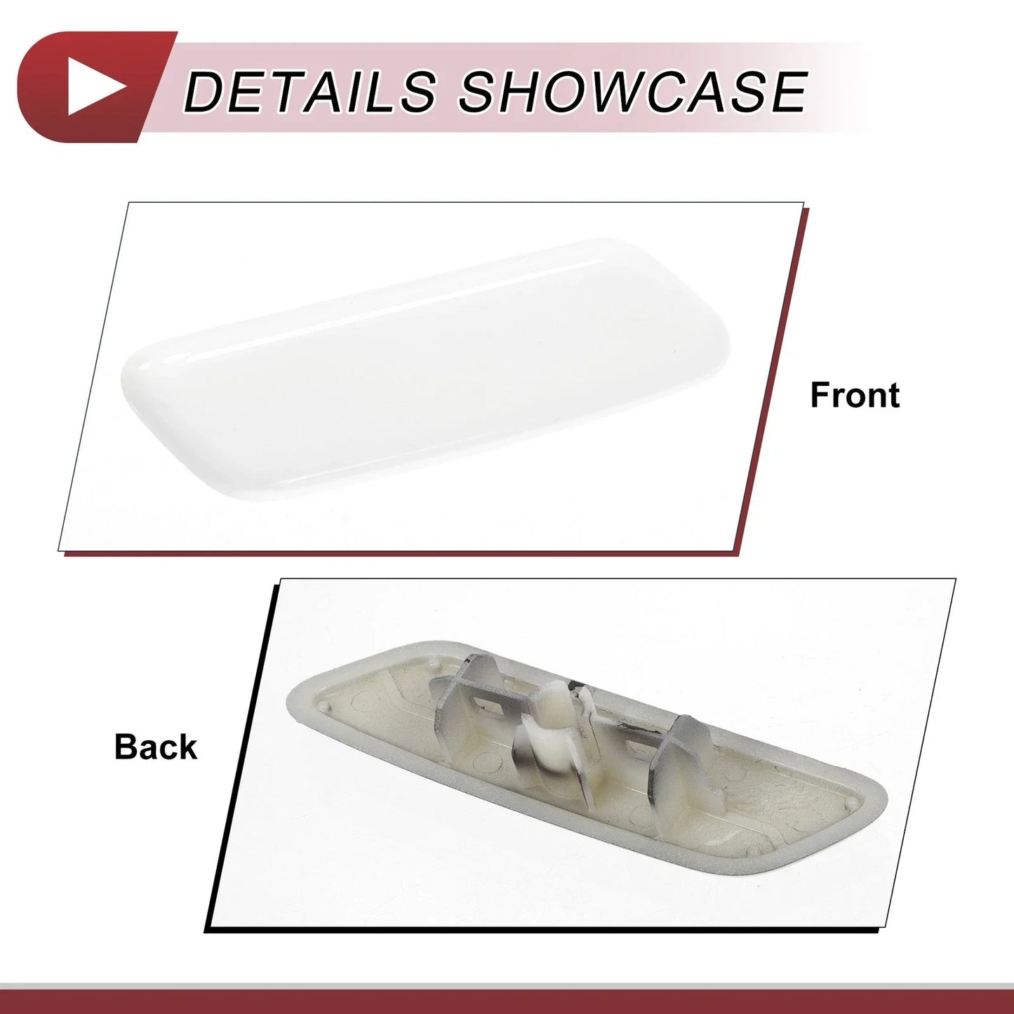 Front Right Washer Nozzle Cover for Lexus IS250 (2009-2010) - White 1 x Cap