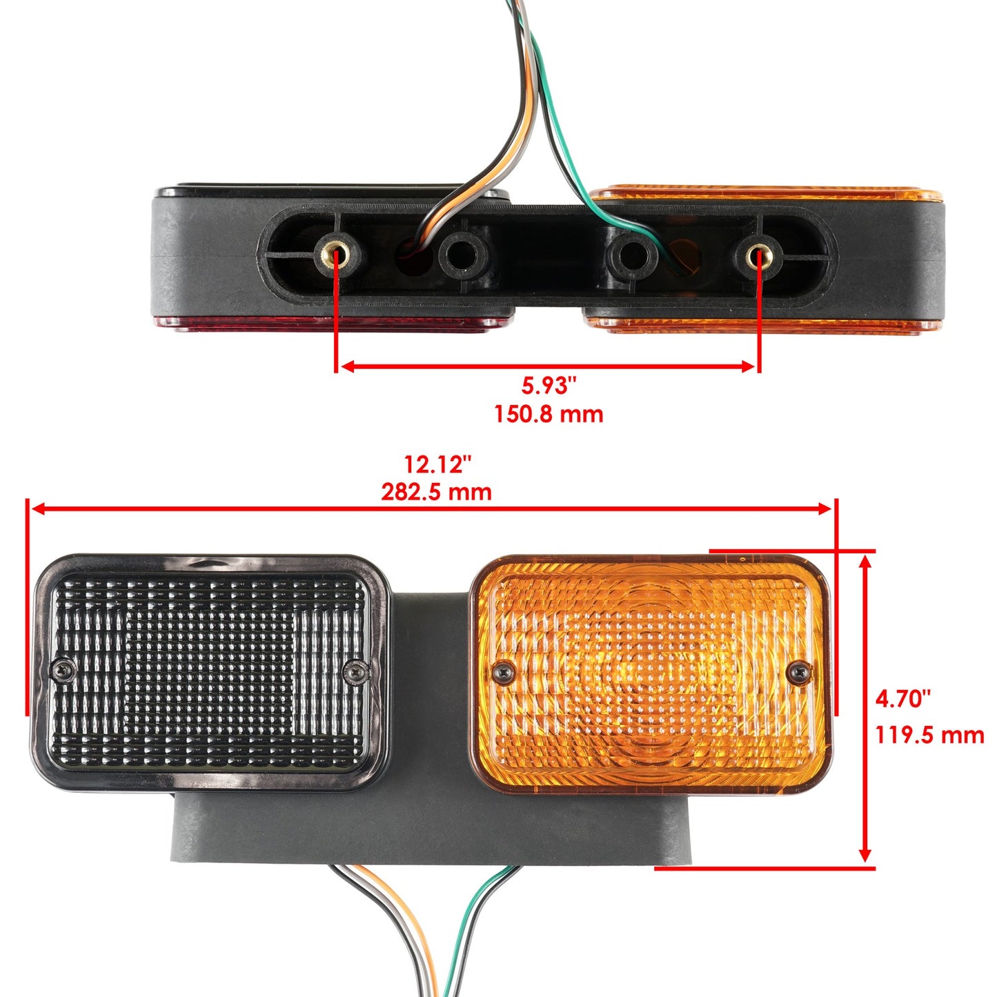 Complete Right Road Light Lamp Replacement for John Deere 1600 (1968–1983)