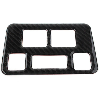 Carbon Fiber Headlight Button Frame Cover Trim for Subaru Forester (2013-2018)