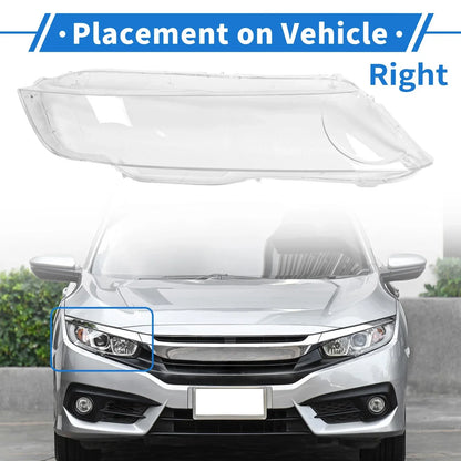 Car Front Right Headlight Lens Cover for Honda Odyssey (2005-2008)