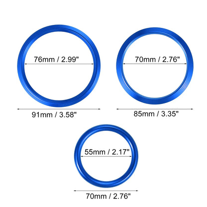 7 x Air Conditioning Outer Vent Rings Covers for Mercedes Benz A-Class