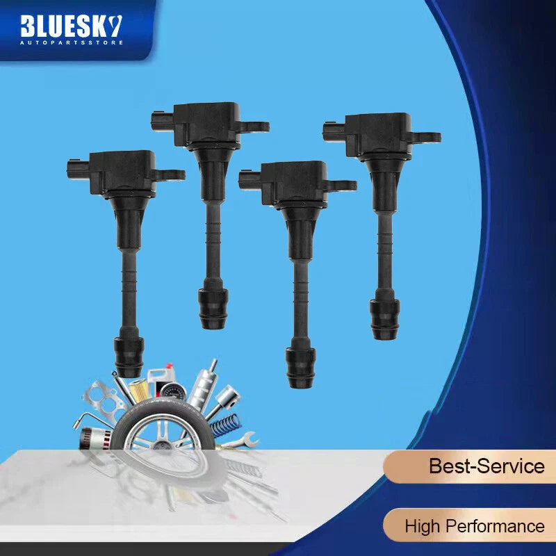 4 x Ignition Coils for Nissan Pulsar N16 Sedan/Hatch (2001-2004)