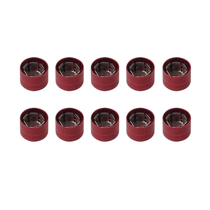 10 x Engine Cover Bolts Screw Caps CNC for Harley Twin Cam Dyna Softail Red