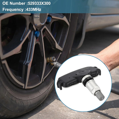 Tire Pressure Sensor 433MHz for Hyundai Elantra (2006-2013) 1 x Sensor