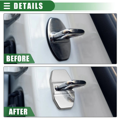 2 x Car Door Latch Lock Covers for Mercedes-Benz AMG GLC (2016-2023)