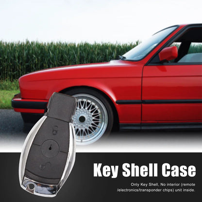 Key Fob Shell Case for Mercedes Benz 2005-2008 2 x Button Replacement