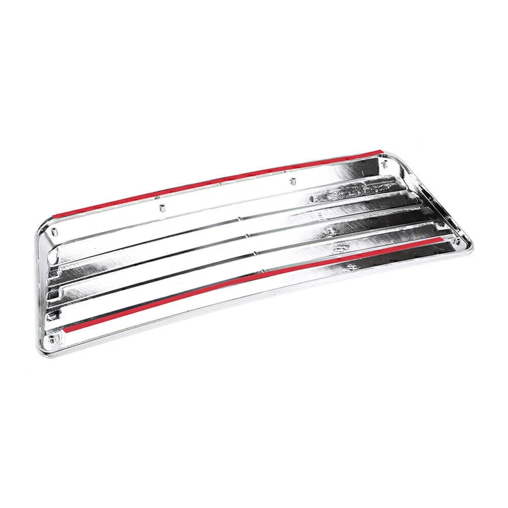 Universal Silver Air Flow Intake Scoop for Car Hood Trim
