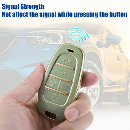 TPU 5 Button Keyless Entry Remote Key Fob Cover for Hyundai Tucson (2016-2023)