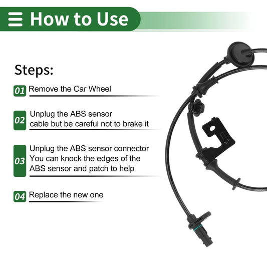 ABS Wheel Speed Sensor for Hyundai Elantra (2015-2016)