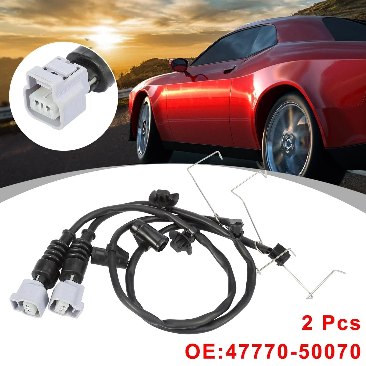 Front Right Brake Pad Wear Sensor 2pcs for Lexus LS460 (2007-2016)
