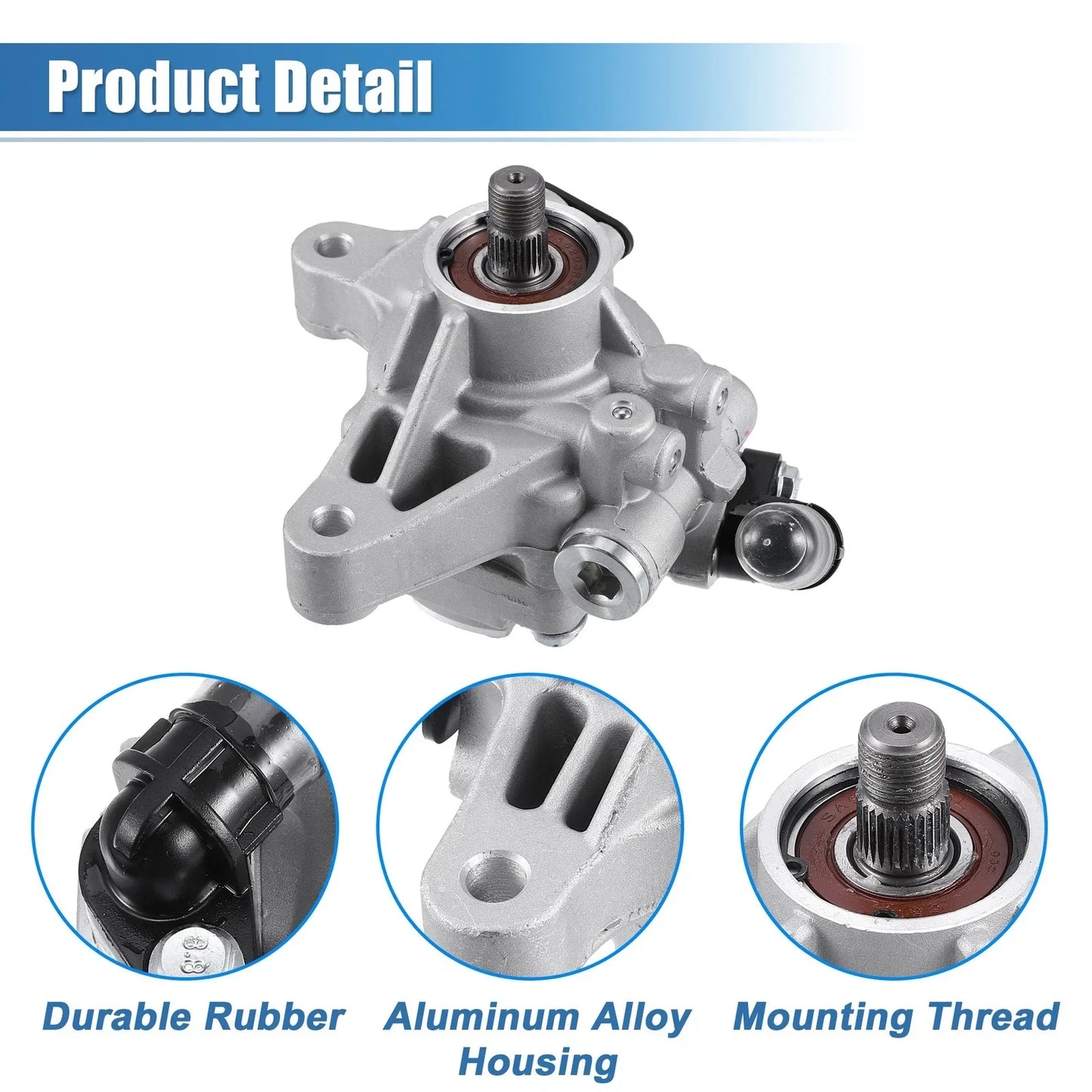 Power Steering Pump for Honda Accord CR-V Element Acura TSX RSX 2.0L 2.4L