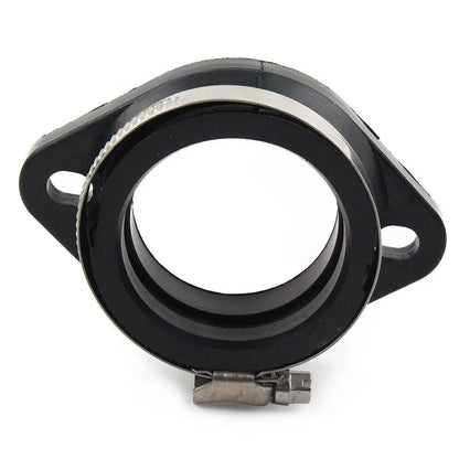 Flange Carb Adapter for Harley CV/Mikuni HSR45 Carb - Black Rubber