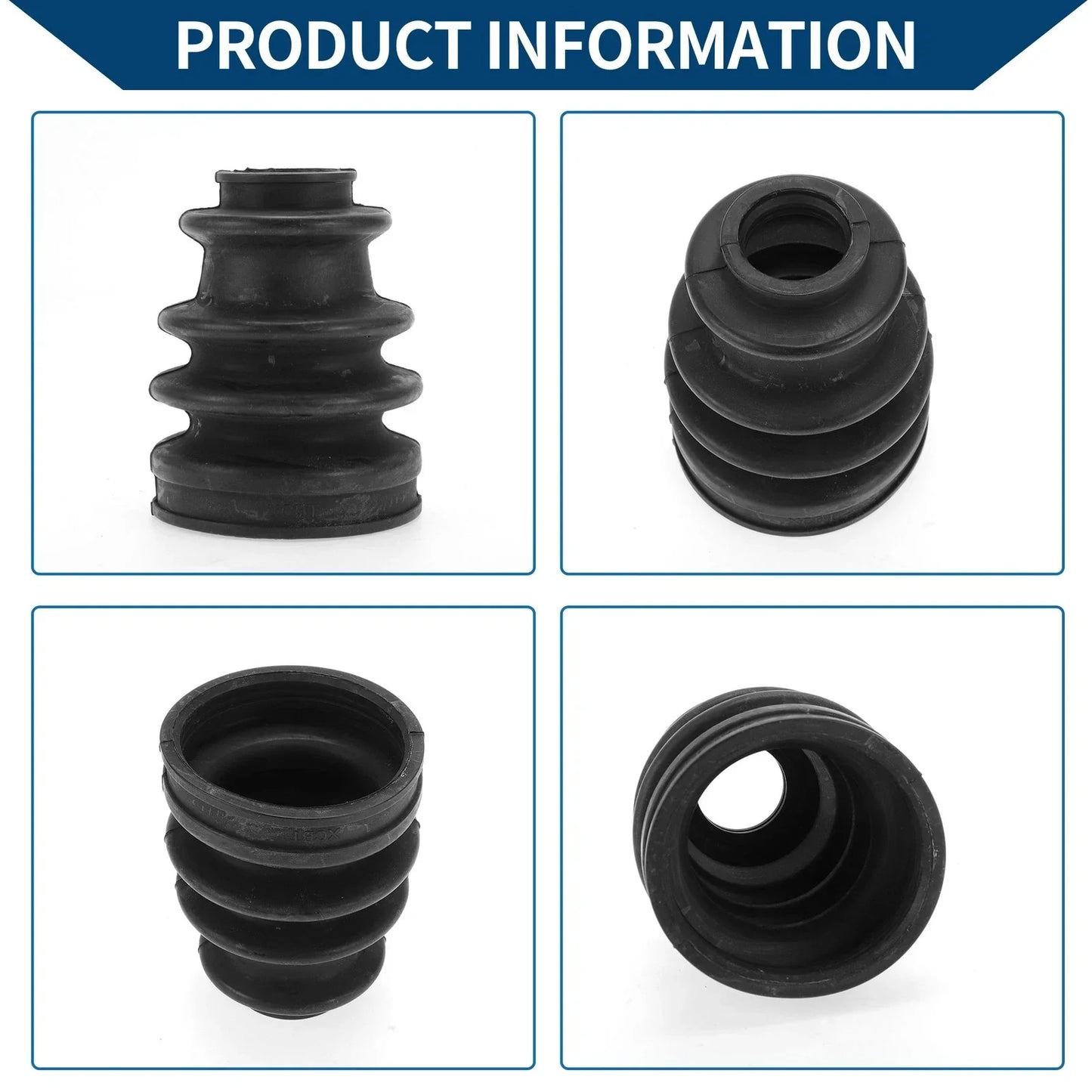 Inner CV Joint Boot Kit w/ Clamps for Porsche Cayenne (2011-2018)
