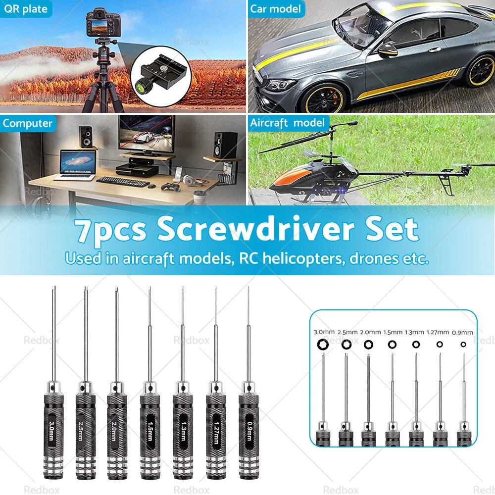 Repair Tool Kit Hex Nut Screwdriver Set for Traxxas RC Car Helicopter Drone