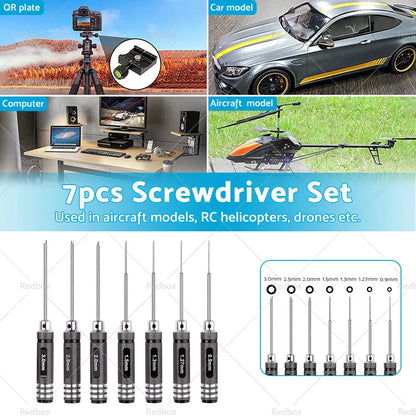 Repair Tool Kit Hex Nut Screwdriver Set for Traxxas RC Car Helicopter Drone