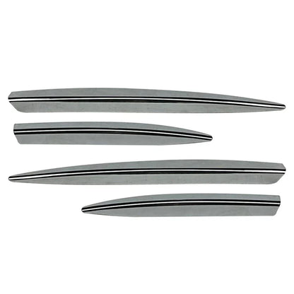 Fog Light Strips Grille Cover Trim Chrome for Mercedes Benz A Class (2023)