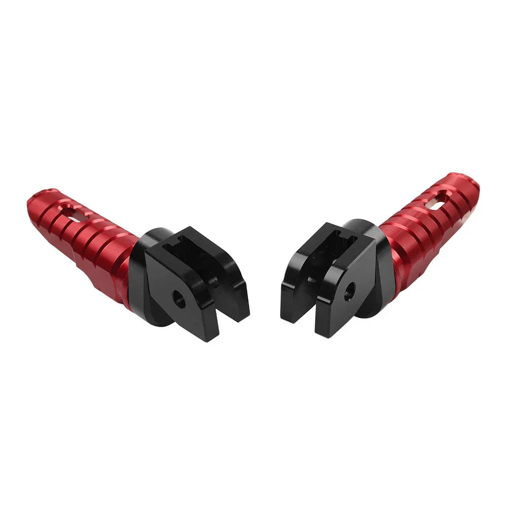 Red Front Footrests for Ducati Hypermotard 950, Monster 795, 821 (2018-2021)