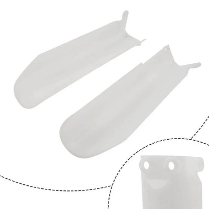 White Front Fork Guard Covers for Chinese 125-190cc Pit Dirt Bikes